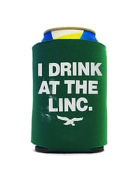 Image 1 of I Drink At The Linc. Beer Koozie