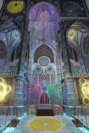 Image of Cathedral of Consciousness 12" x 18"