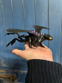 Image 4 of CERBERUS - 3-Headed Night Dragon Sculpture - TDC Halloween Special! 