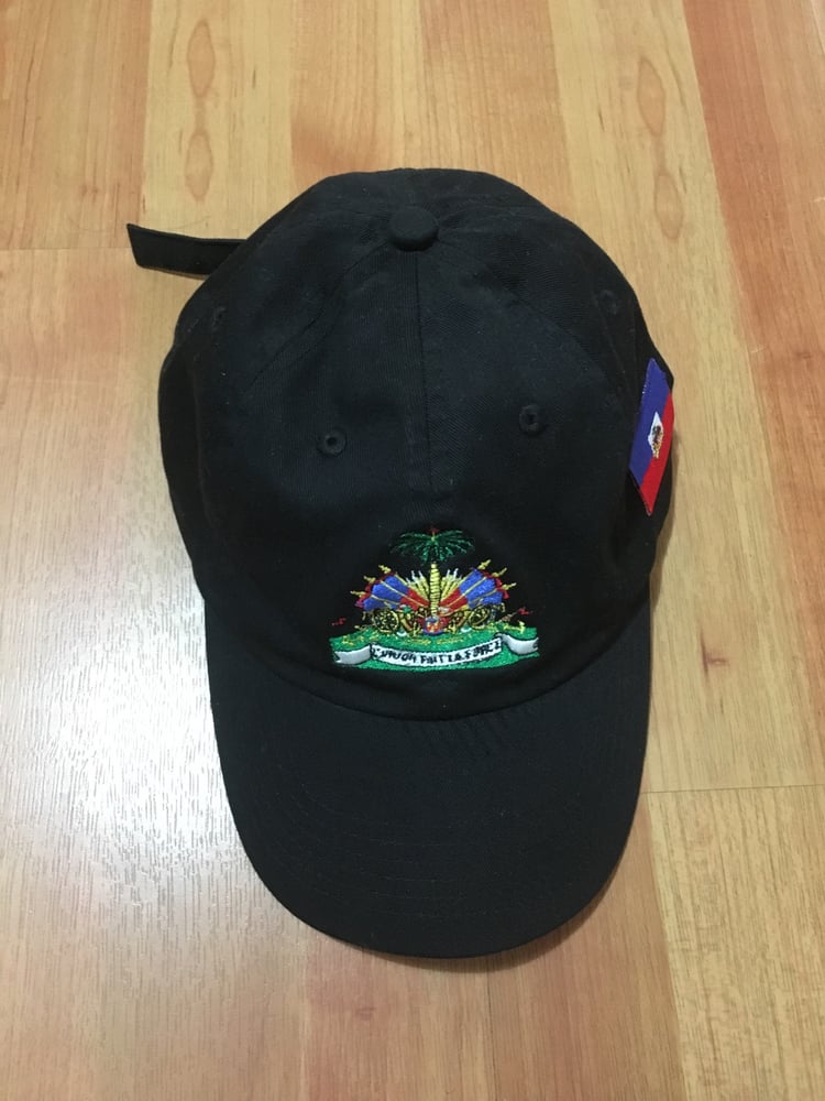 Image of Black Haiti dad hat