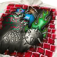 Image 5 of AIRBRUSHED STRIKEOUT HOODIE 