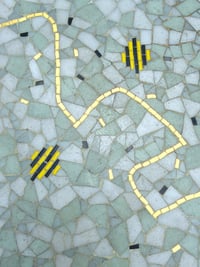 Image 5 of Mosaic Table with Brass Surround, Switzerland 1950s
