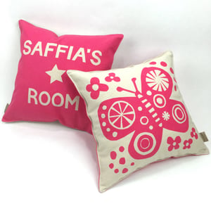 Image of Personalised Butterfly Cushion