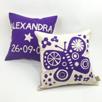 Image 4 of Personalised Butterfly Cushion