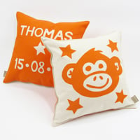 Image 2 of Cheeky Monkey Personlised Cushion