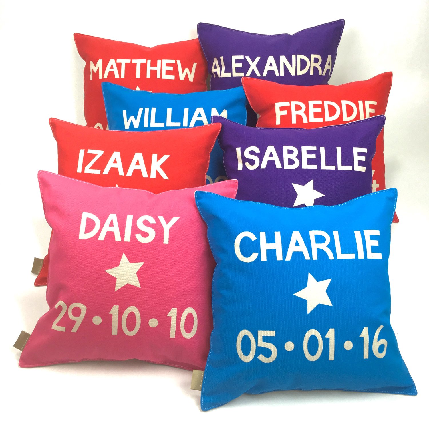 Personalised Name Cushion Helen Rawlinson Design