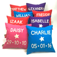 Image 1 of Personalised Name Cushion