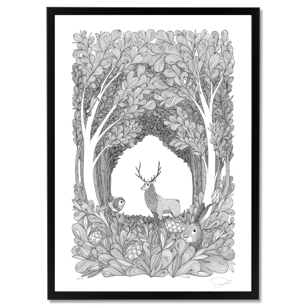 Large Print: Forest Friends