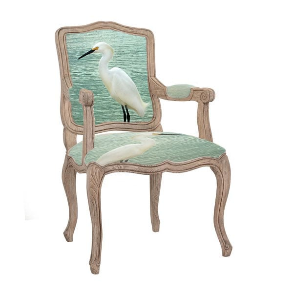 Image of The Egret Queen Anne Chair
