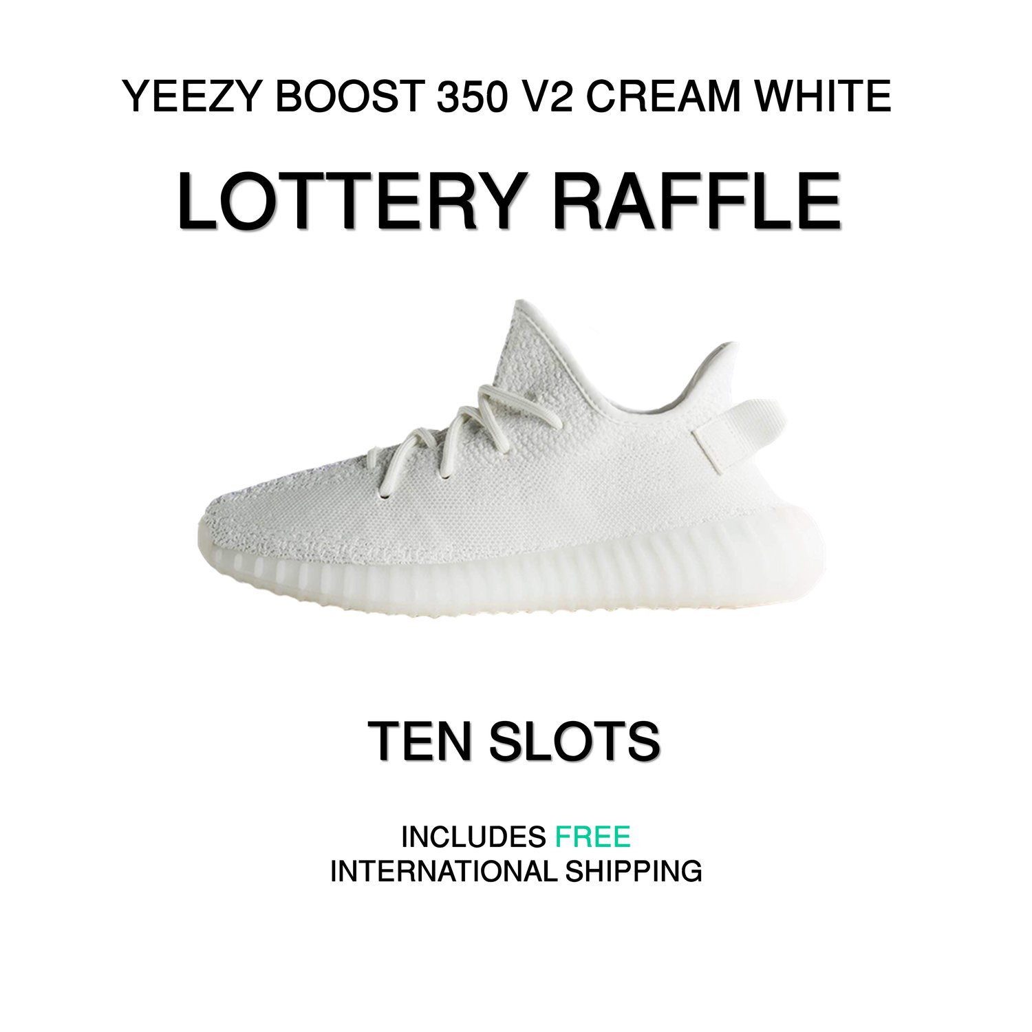 Adidas yeezy cream white raffle Clearance