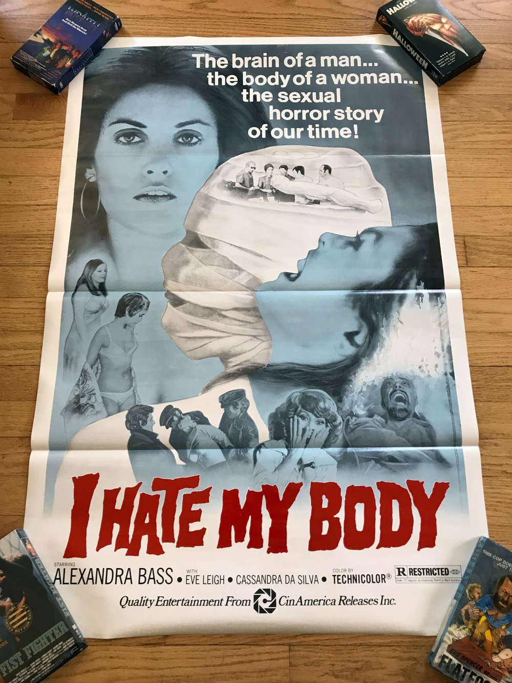 1974 I HATE MY BODY Original U.S. One Sheet Movie Poster