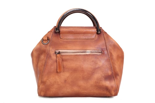Image of Handmade Full Grain Leather Women Handbag, Designer Handbag, Leather Satchel Bag WF52
