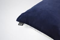 Image 5 of LAST ONE Galaxy Velvet Navy Cushion Cover - Square