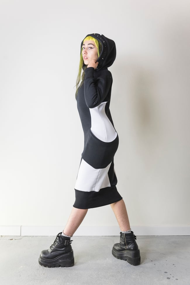 DEEP_SPACE MONOCRHOME DRESS