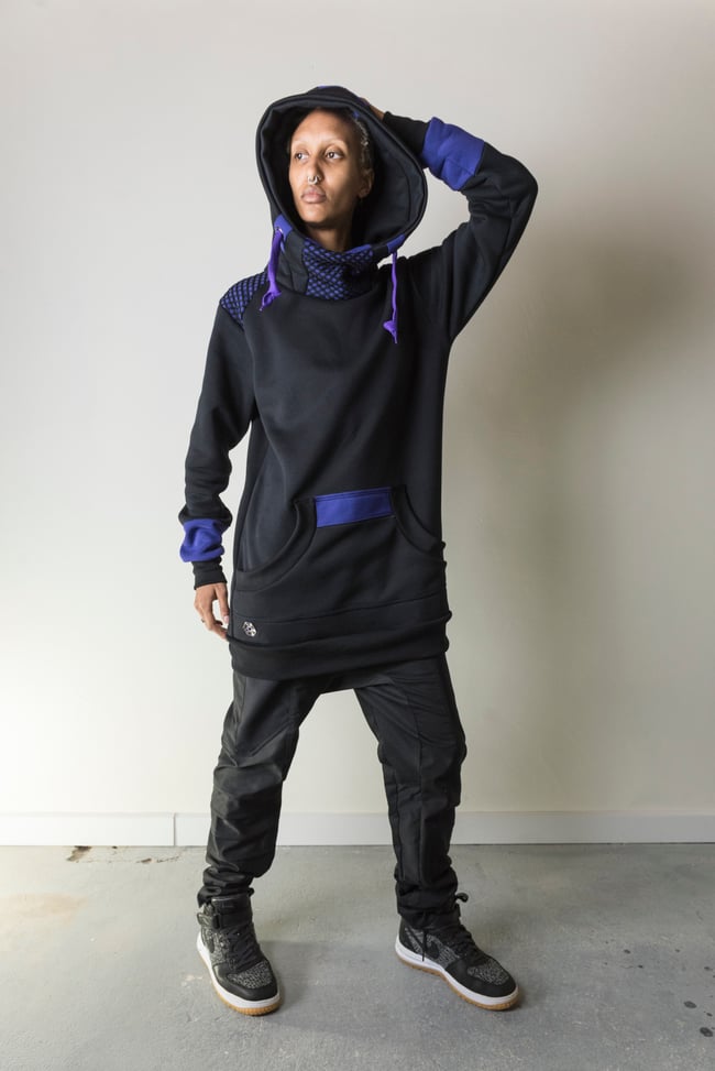 PURPLE SPACELAB HOODIE