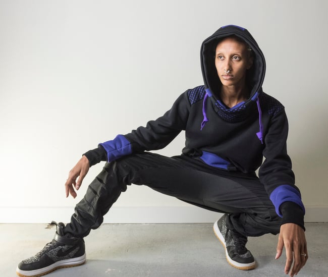 PURPLE SPACELAB HOODIE