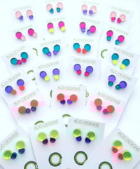 Náušnice / Earrings Bubbles color