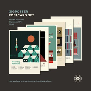 Image of Gigposter Postcard Set