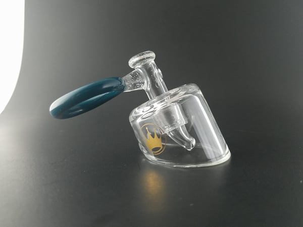 Image of xxl clear Directional W/ Teal Marni Ring Spinner