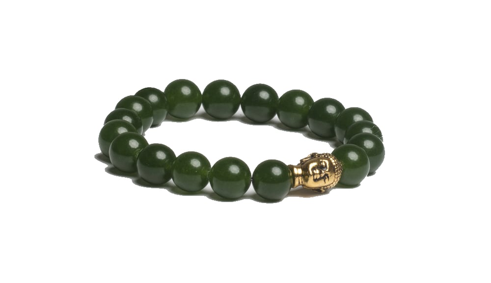 Image of Jade Buddha Head Bracelet