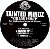 Image of TAINTED MINDZ "KILLADELPHIA EP" (BLACK VINYL)