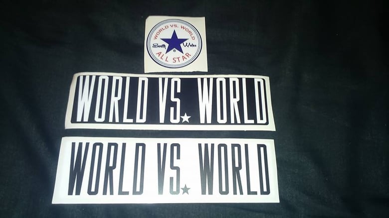 Image of WORLD VS. WORLD Vinyl Sticker Pack
