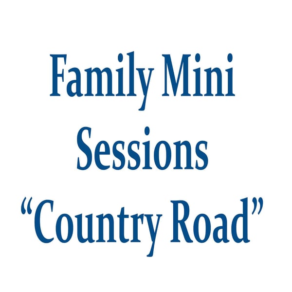 Image of Country Road- Family Mini Sessions