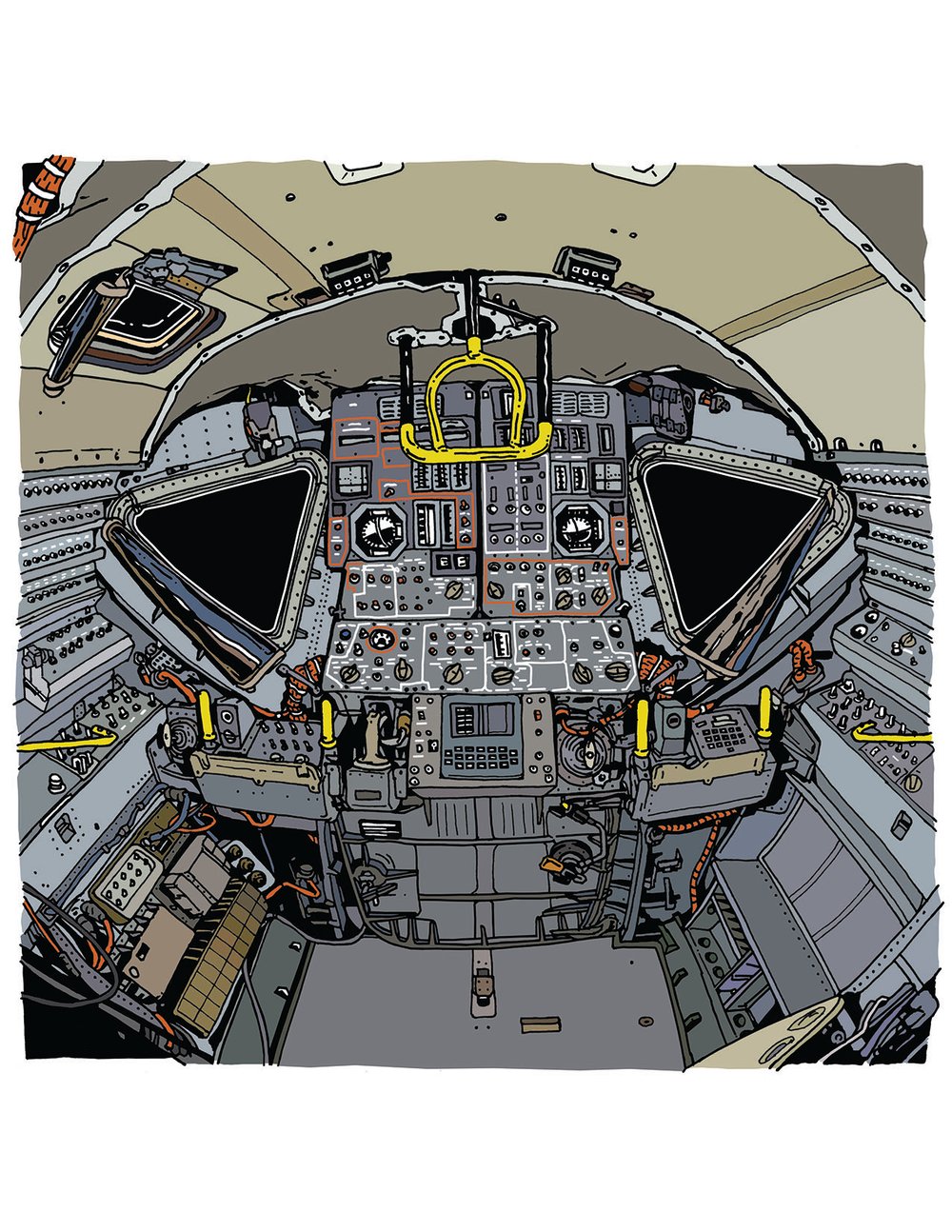 Image of Lunar Excursion Module print