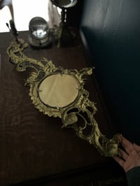 Image 13 of Magnifique porte-manteaux avec miroir, de style rocaille, fin XIXème siècle 