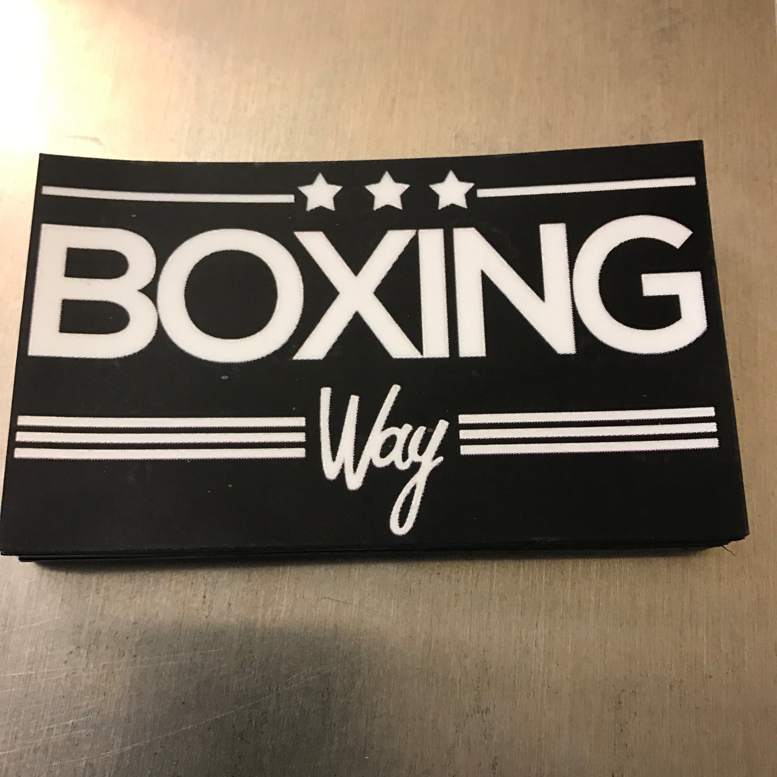 business card size stickers