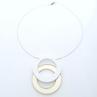 Náhrdelník / Necklace DoubleCircle mirror