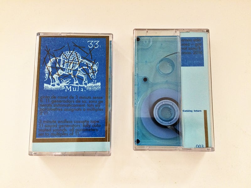 Image of 33. Mula — Endless 3" Loop Cassette Tape — Limited to 22