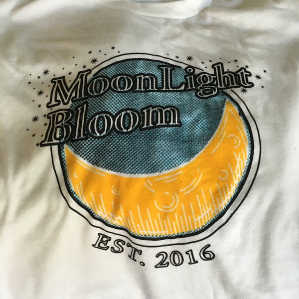 Image of Moonlight Bloom T-Shirt (1st Gen) - White with Colored Print