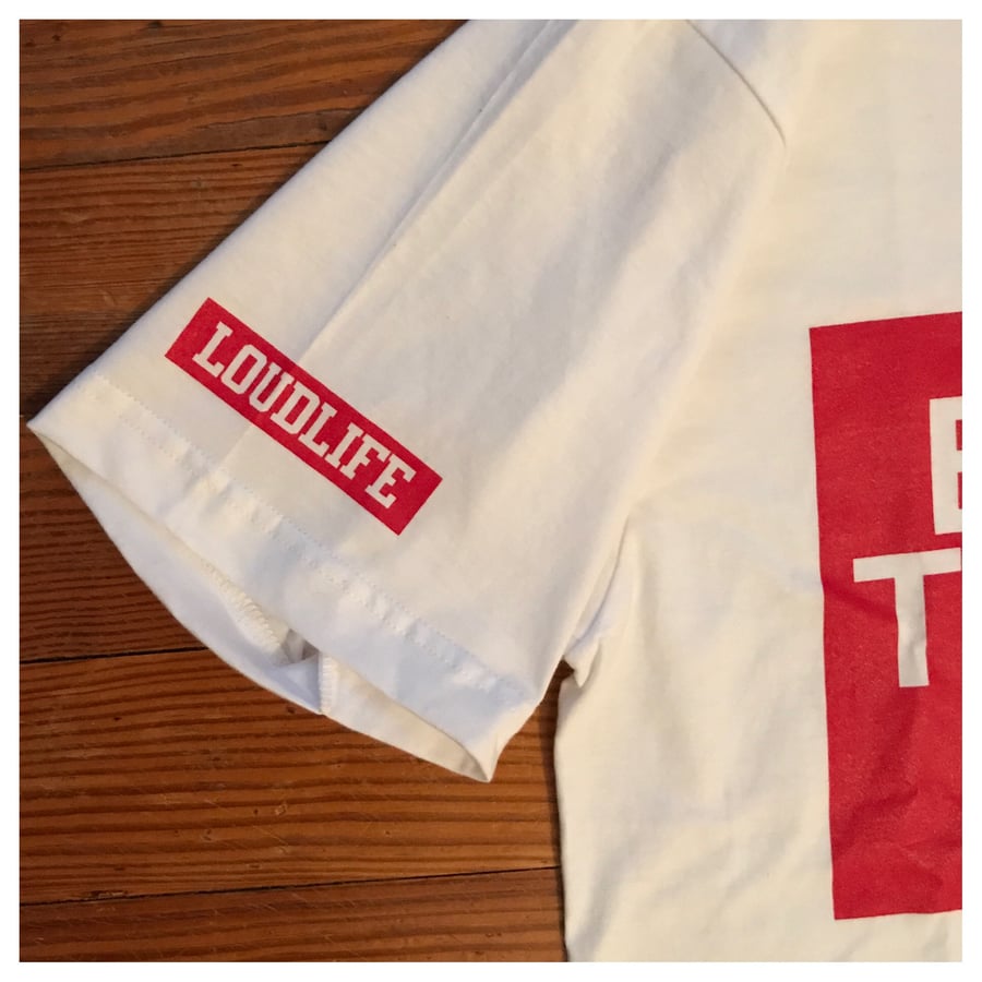 Image of Blunt to the face tee (White/Red)