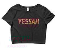 Yessah Roses Crop Top (Black)