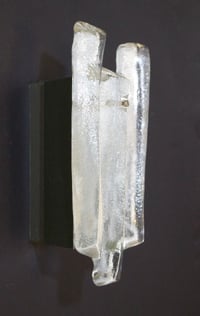 Image 3 of Pair of Single-Panel Sconces by Kalmar, Austria