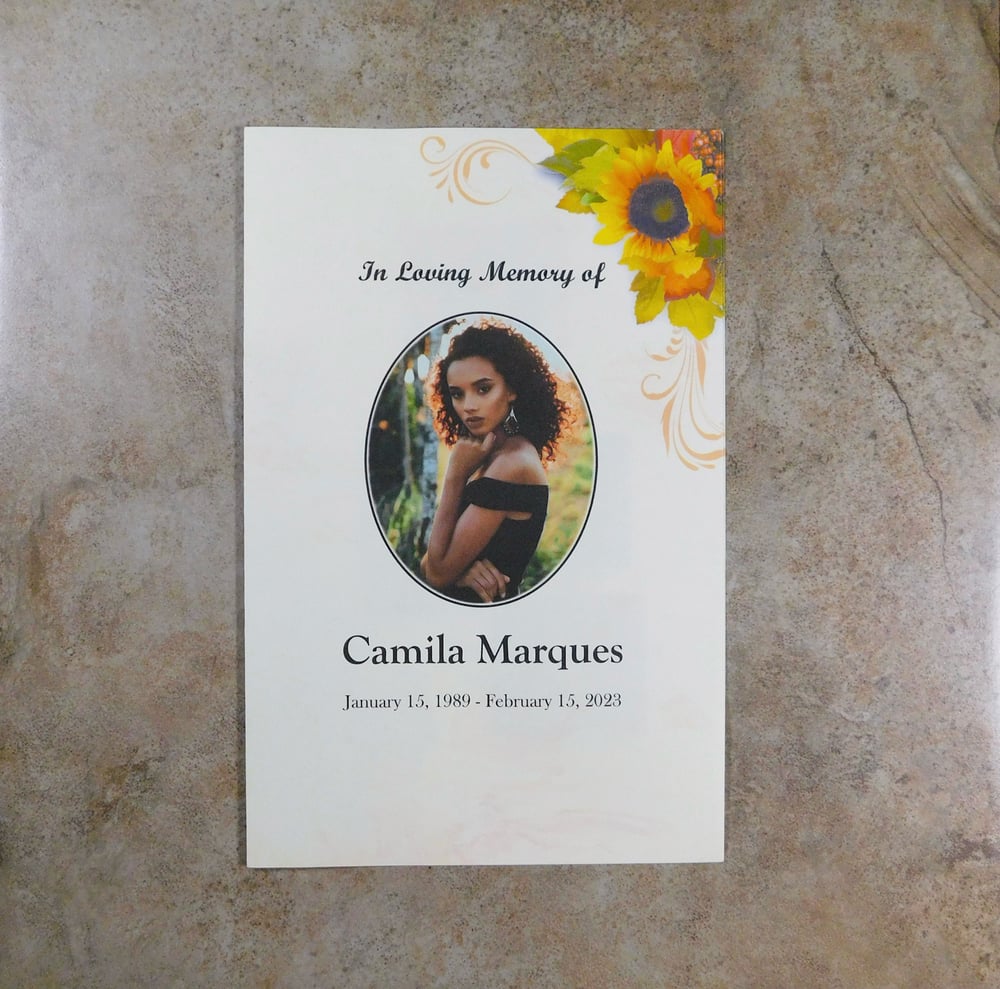 Golden Sunflowers Program - Bifold