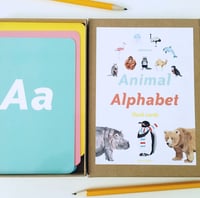 Image 2 of Animal Alphabet Flash cards
