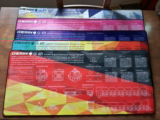 Image of Cherry Gradient Desk Mats