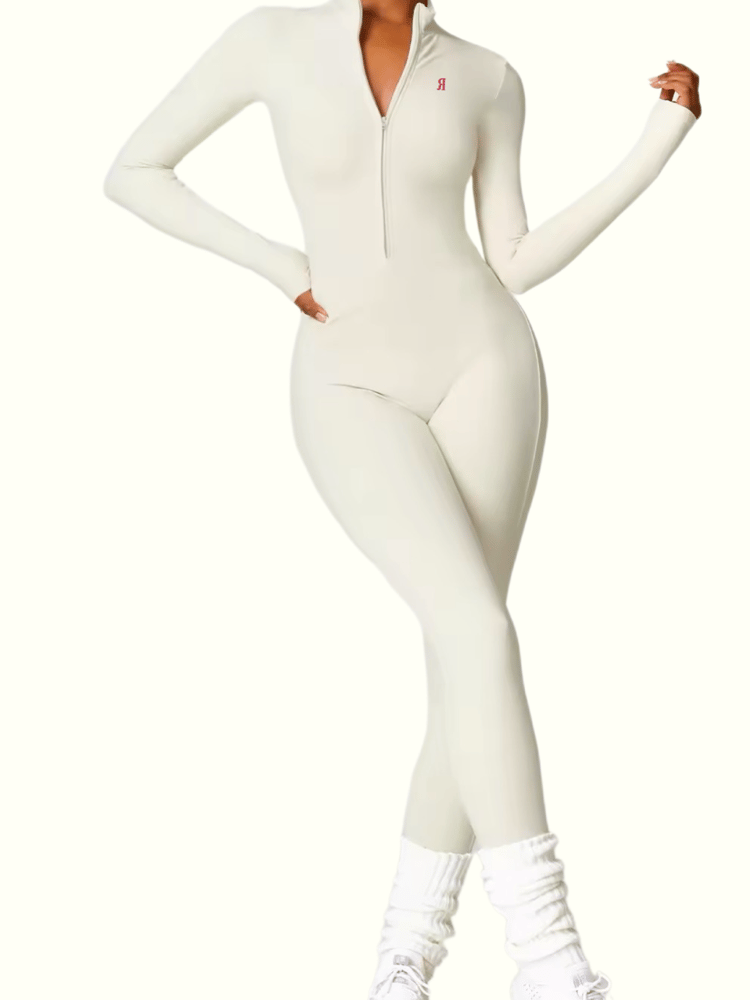 Image of CREAM BODY SUIT (LONG)