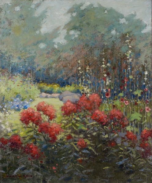 Image of "A Garden in September" by Mary Hiester Reid