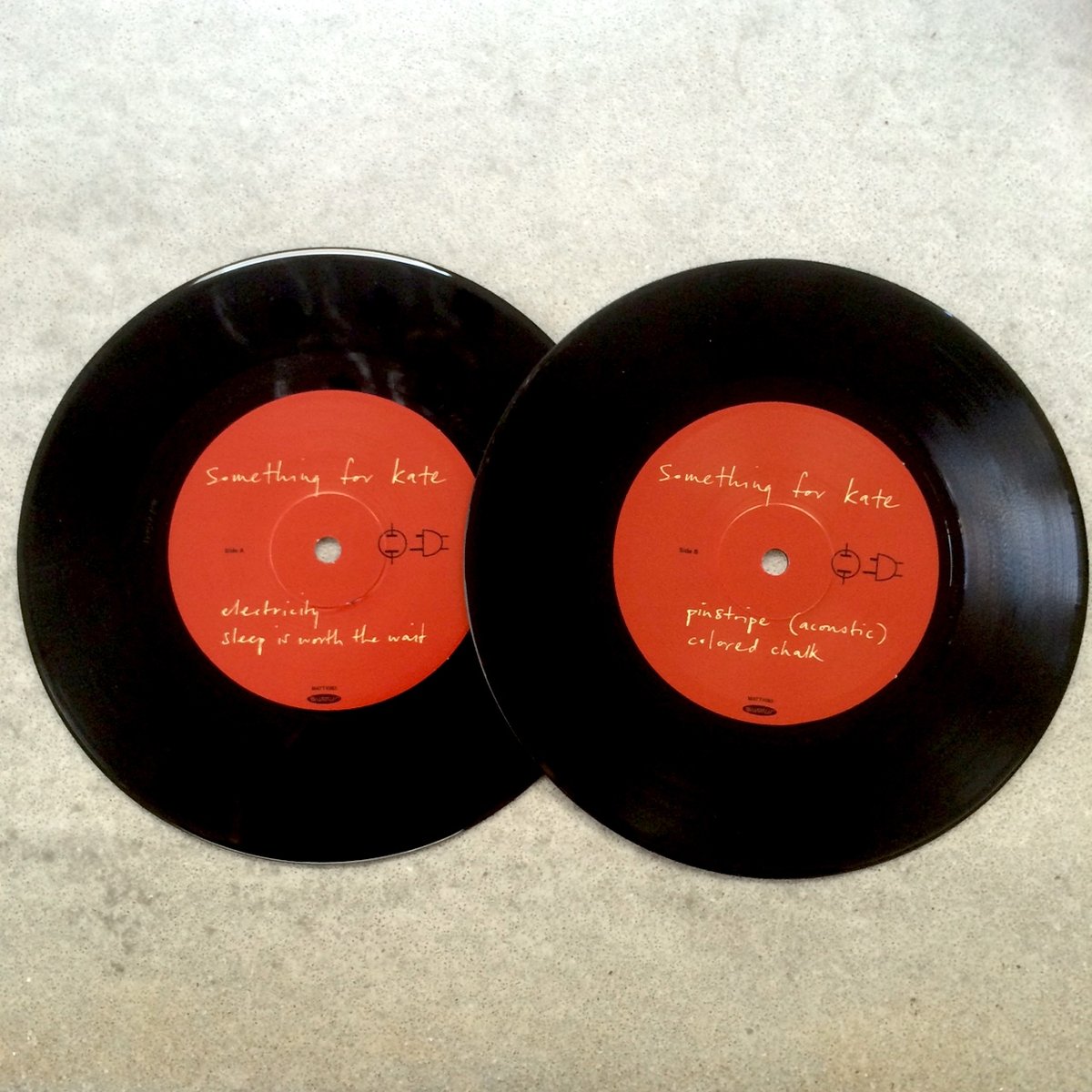 Image of Something for Kate - 'Electricity' 7 inch x 2 vinyl double single. ORIGINAL PRESSING