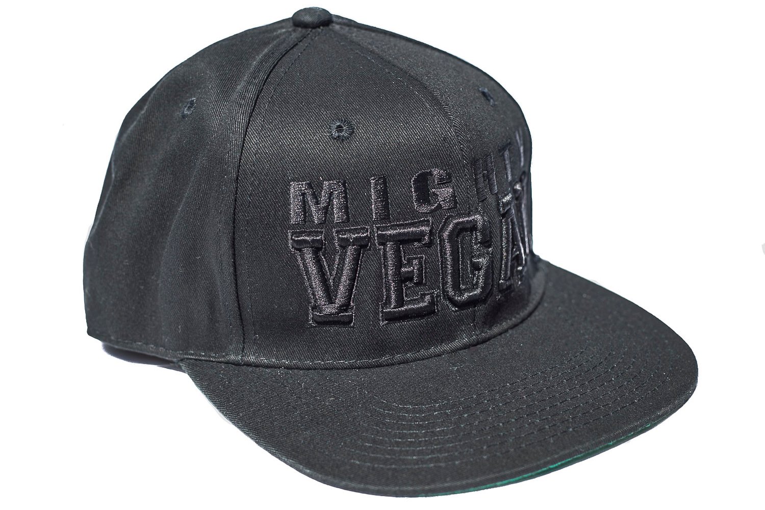 Image of NEW BLACK 3D EMBROIDERY BOLD FONT SNAPBACK HAT