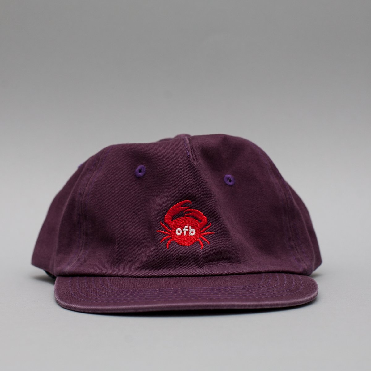 Image of ofb crab hat (purple)