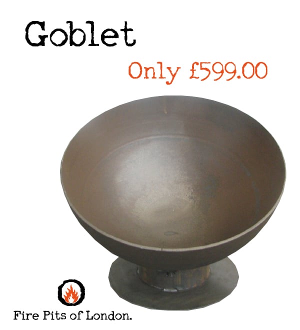 London Goblet Fire Pit Bowl, Replacement For Fire Pit Bowl