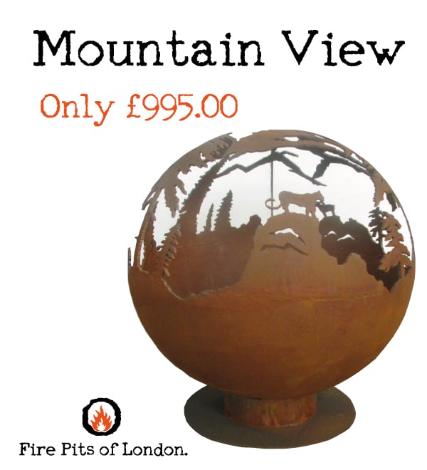 Image of MOUNTAIN VIEW – FIRE PIT GLOBE