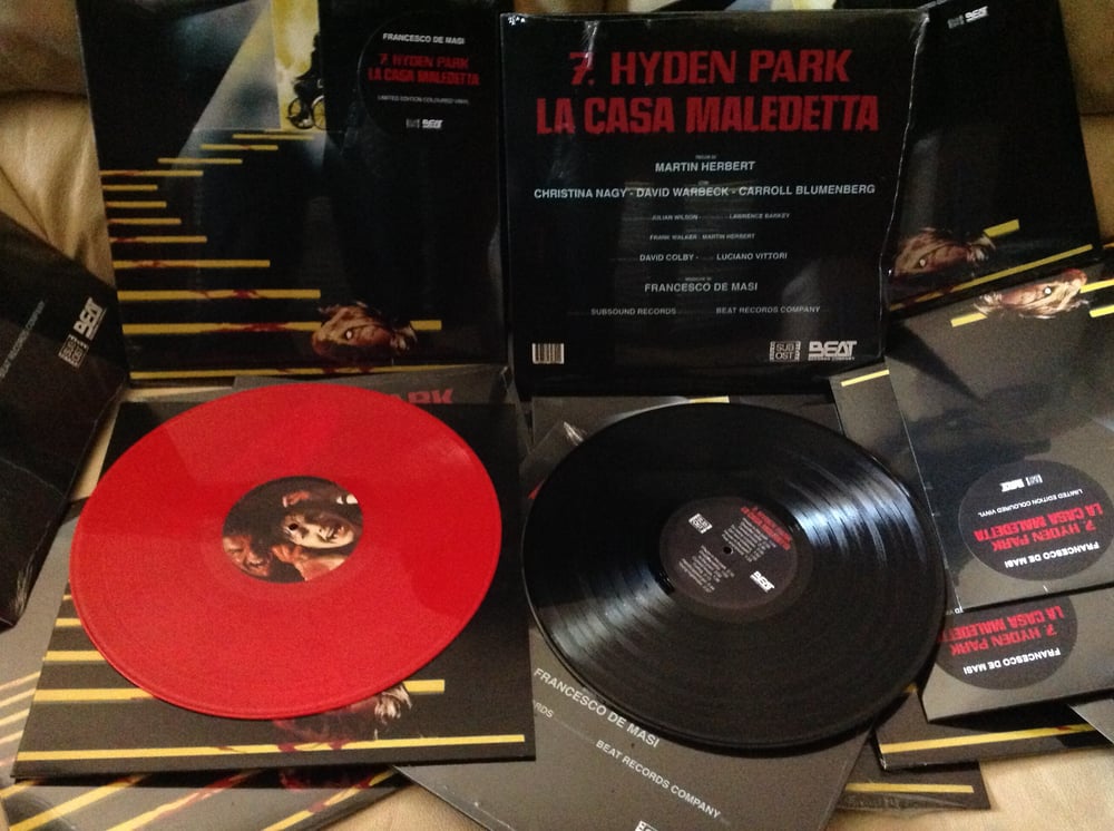Francesco De Masi - 7 Hyden Park - La Casa Maledetta - Black LP