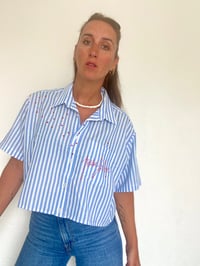 Image 5 of Chemise Crop "pause for love"