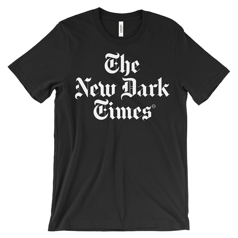 Image of The New Dark Times Black T-shirt