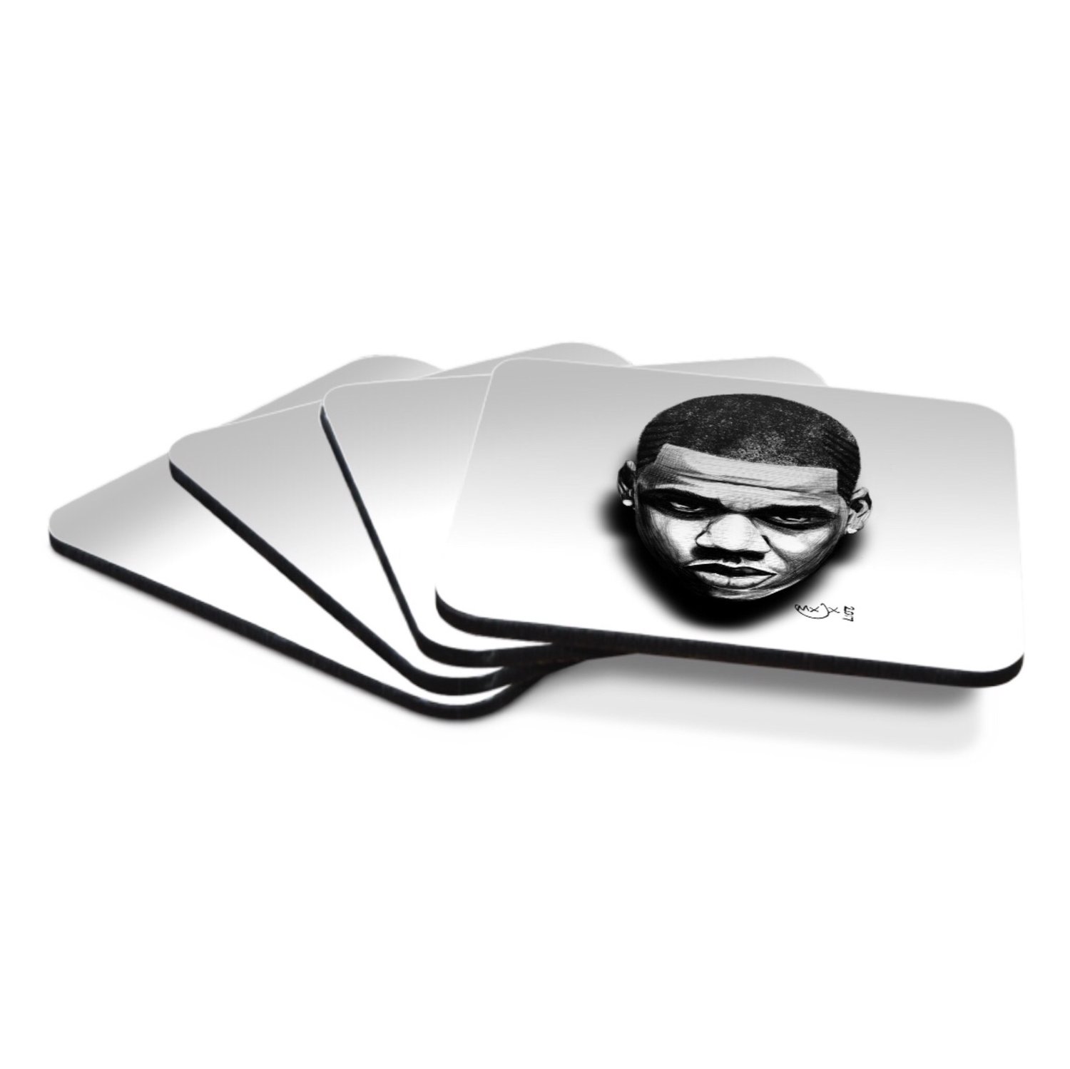 Image of Hip-Hop heads coaster set